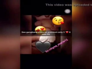 Négyes gangbanging snapchat thot snippet