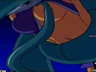 Tentacules baise starfire plein