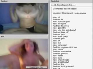 Λεσβιακό επί chatroulette.