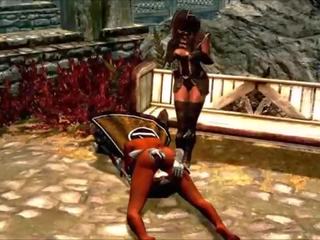 ことができます 遊ぶ skyrim modded feat jullvia warrior の ザ· silken 皮膚 パート 24 愛します lydiaxxx